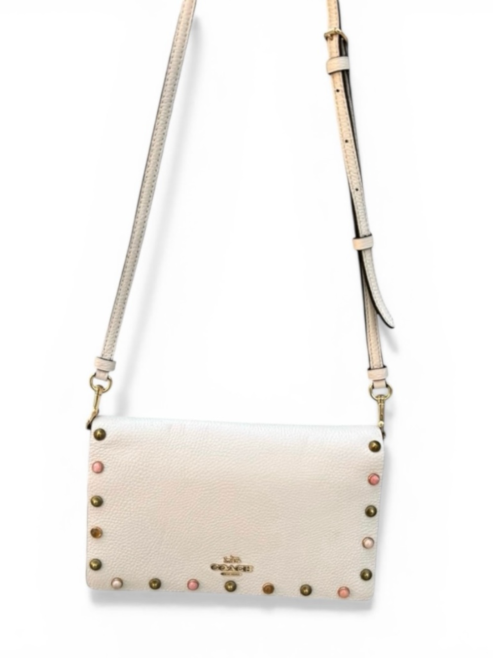 π Coach Hayden Crossbody Multicolored Rivets - Picture 1 of 17